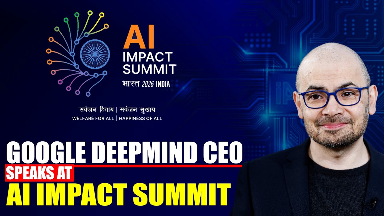 WATCH LIVE: Google DeepMind CEO Demis Hassabis speaks at India AI ...