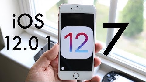 iOS 12.0.1 OFFICIAL On iPHONE 7! (Should You Update?) (Review)