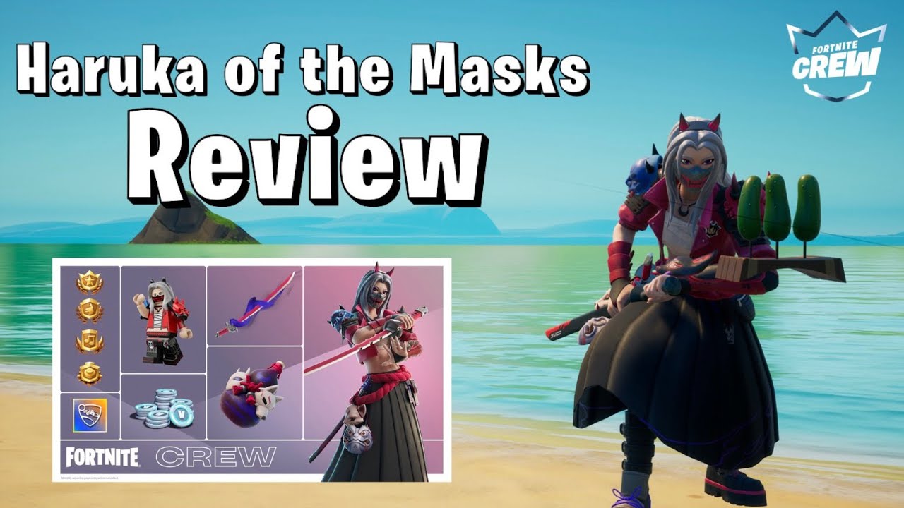 Haruka of the Masks Review February 2025 Fortnite Crew Pack