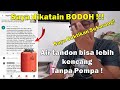 Air kran bisa lebih kencang tanpa Pompa (bag 2)