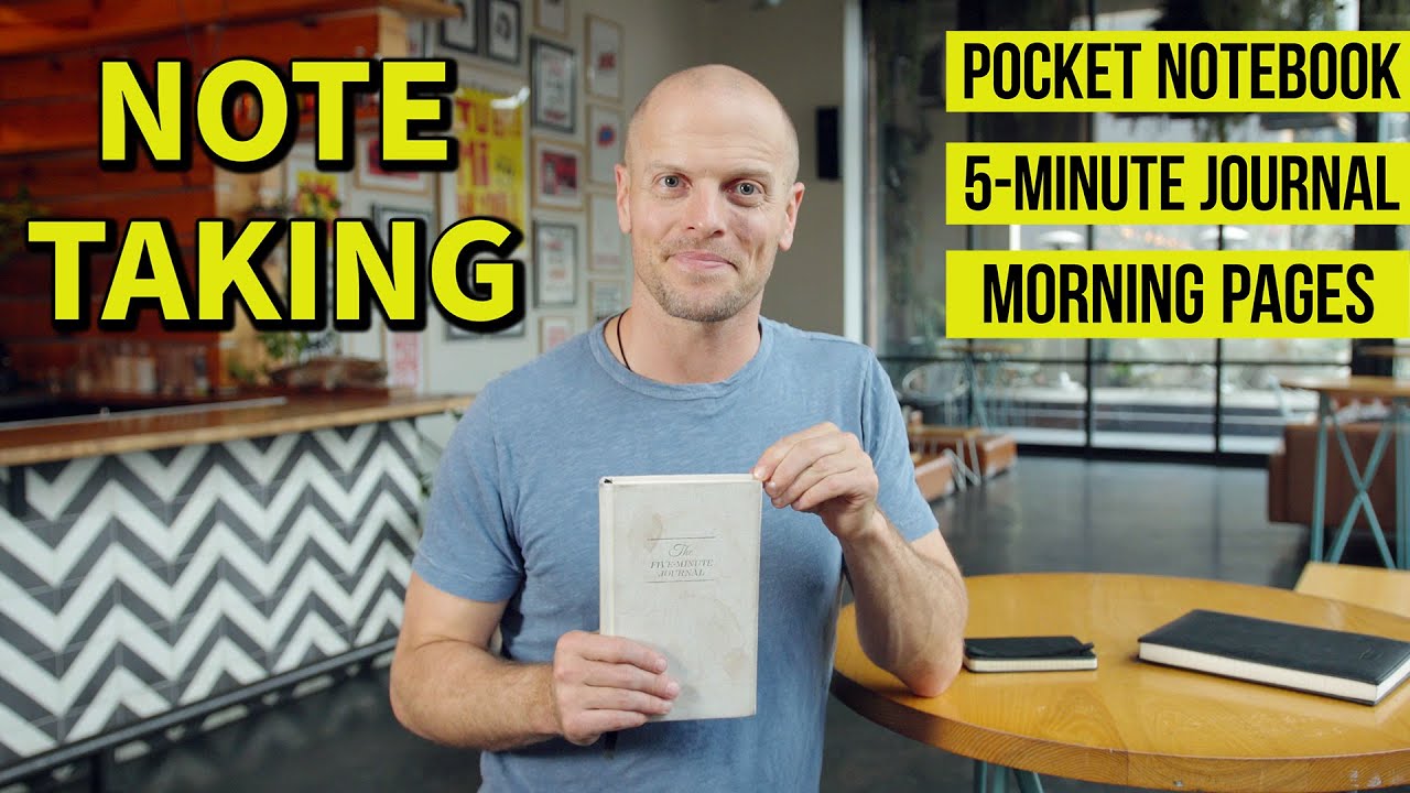 Baby jord Brace How I Journal and Take Notes | Brainstorming + Focusing + Reducing Anxiety  | Tim Ferriss - YouTube