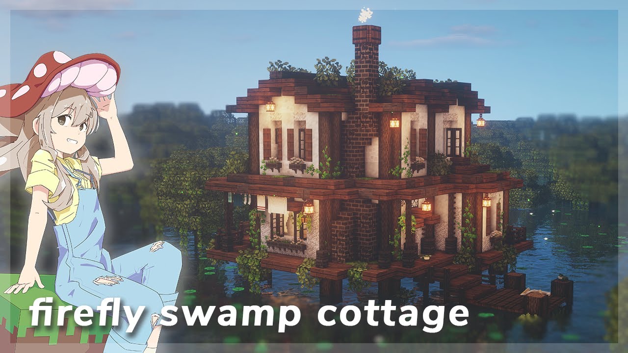 Adding Fireflies To Swamps Because Mojang Won't | Firefly Cottage ✨🐸
