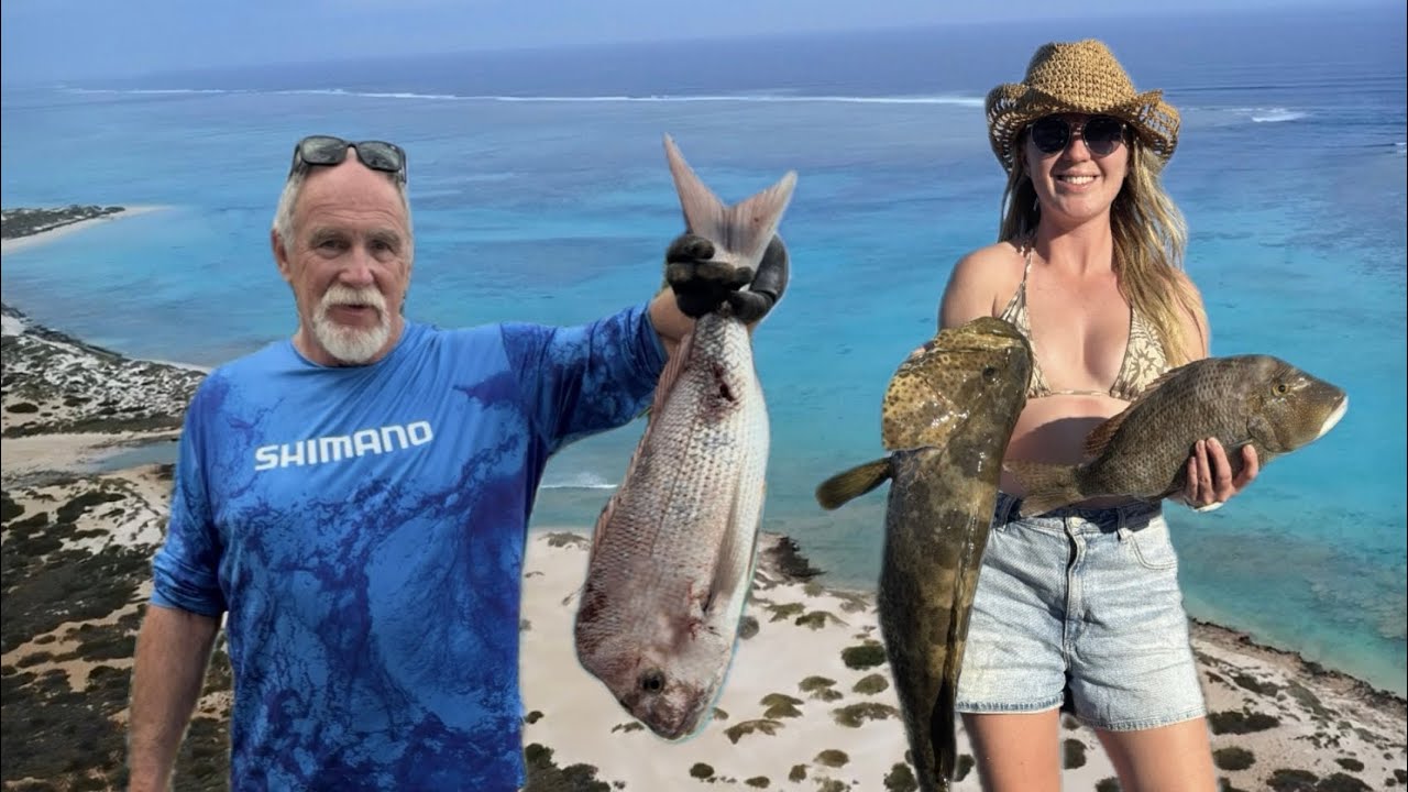 Розовый люциан Эксмута! Подводная охота и рыбалка на прекрасном побережье Нингалу!