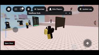 Wallhop hub script (script and script link in comments and description) #roblox #mobile #games #game
