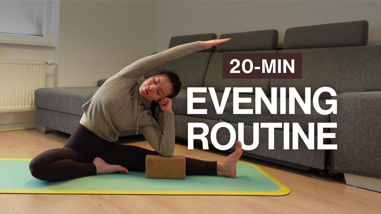 20-Min Gentle Yoga | Release Tension & Unwind Before Bedtime - YouTube