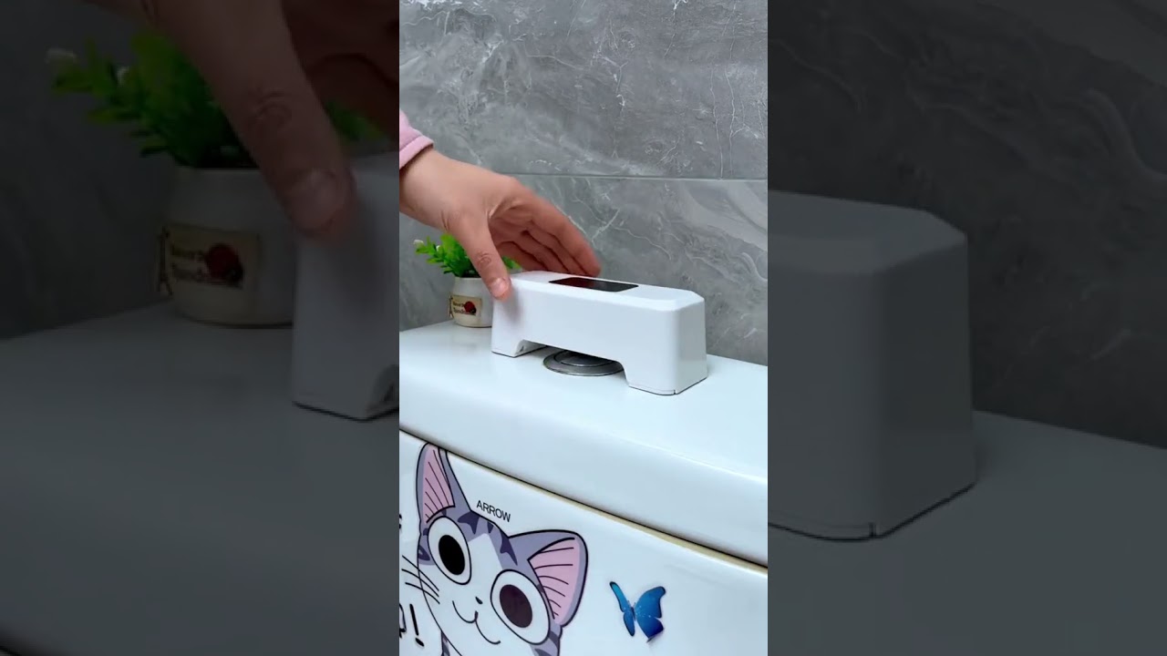 Бесконтактный смыв унитаза 💥Удобное изобретение 