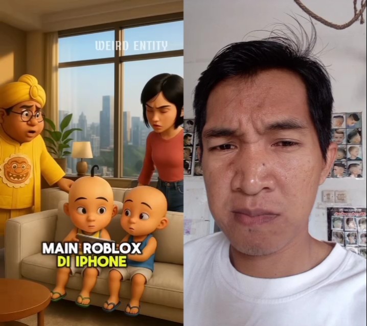kisah dontol Kak Ros dan Upin ipin