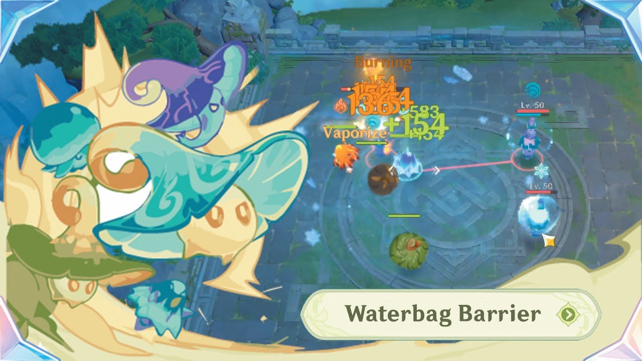 Fungus Mechanicus Waterbag Barrier(Genshin Impact) YouTube