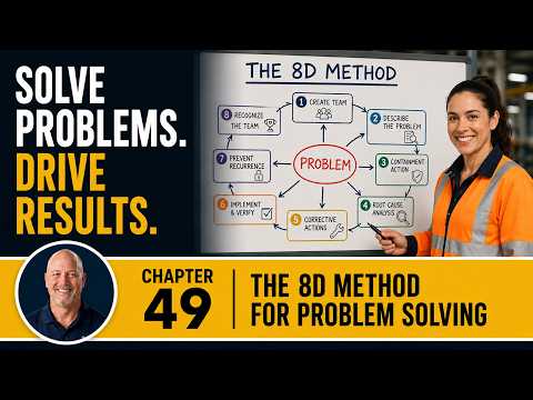 8D Problem Solving Method – Step-by-Step Guide to Root Cause & Corrective Action (Chapter 49)