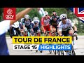 Tour de france 2021 stage 15 highlights  climbers do battle in the pyrenees