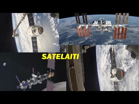 Satelaiti Ikitua Na Kuunganishwa Katika Mfumo Wa Kiyuo Cha Anga Cha Kimataifa ISS Satellite Docking Satelaiti Ikitua Na Kuunganishwa Katika Mfumo Wa Kiyuo Cha Anga Cha Kimataifa ISS Satellite Docking