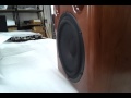 Aps aeon studio monitor test  frequency sweep