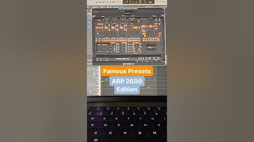 FAMOUS PRESETS #233: "ARP 2600" Pt. 1 ... 🤖 you know both? 👀