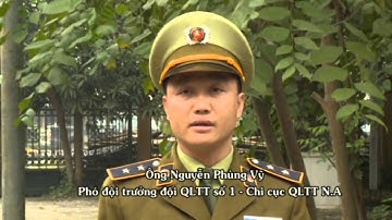 Chuyên mục QLTT tháng 01/2015 Chi cục Quản lý thị trường Nghệ An