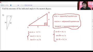 Solving for Angle Measures of Right Triangles by LELAND  A.  ALEJANDRO