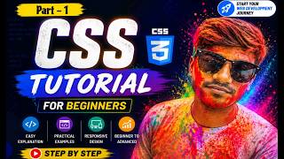 CSS Basics to Advanced | Part-1 | Complete CSS Course | Prof. Rohit Kadam