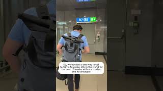 We literally don’t know if we’ll will make it to day 125. #travel #travelfamily #travelwithkids