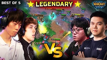MATCH OF THE YEAR - Grubby & Moon play a LEGENDARY 2v2 against TH000 & Fly100% - Warcraft 3