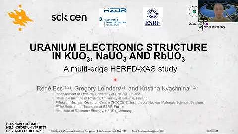 Using multi-edge HERFD-XAS to study the uranium electronic structure in MUO3: Dr. René Bes