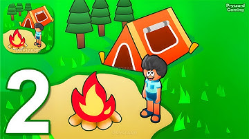 Davids Campground - Gameplay Walkthrough Part 2 Forest Camping Adventure (iOS, Android)