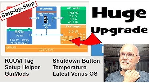 Stuck with old Venus OS!!! Easy upgrade, Ruuvi Tag, Shutdown Button, GuiMods (finally)
