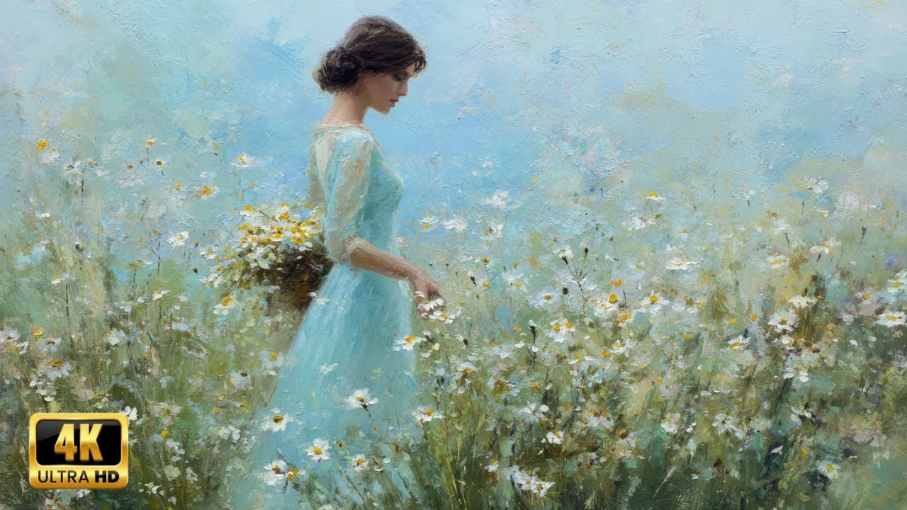 Garden of Light | Масляная Живопись, Романтизм | ИИ Арт-фильм