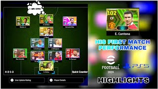 New Epic Card : CANTONA | Efootball24 rankpush match highlights  | PS5 Mallu | ronaldo pack opening