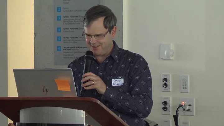 DAVID BRIDGEMAN TALK