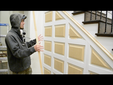 Awesome Wainscot Accent Wall! - YouTube