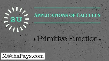 The Primitive Function