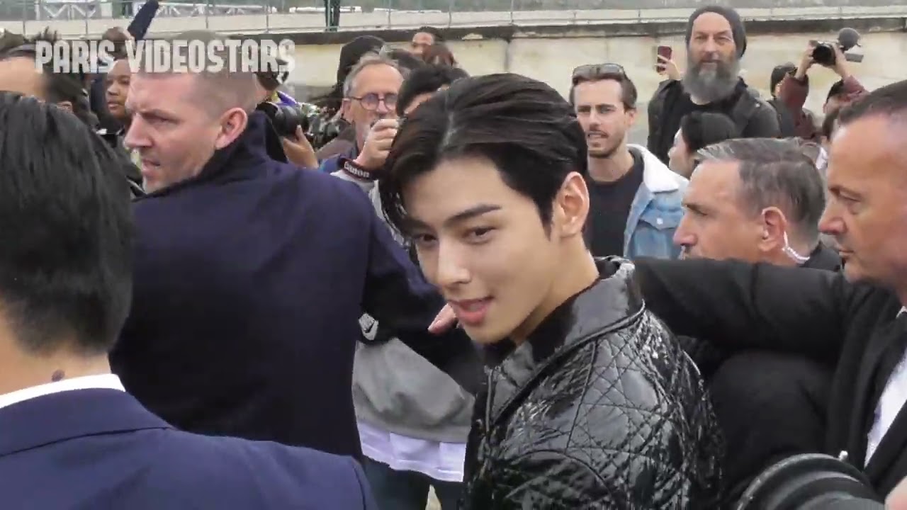 230623 ASTRO Cha Eunwoo at DIOR men's summer 24 Paris Fashion Week