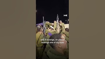 Thumbnail of Israeli soldiers sing controversial song while preparing to enter Jabalia