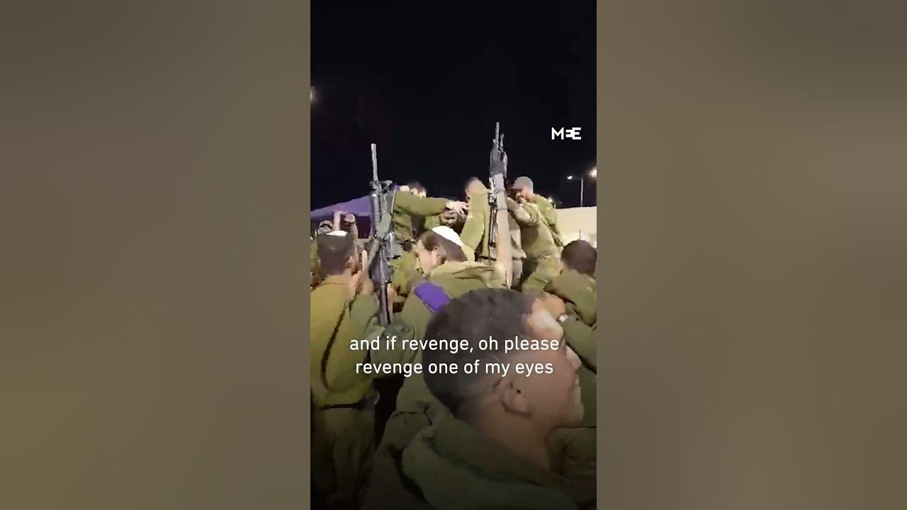 Israeli soldiers sing controversial song while preparing to enter Jabalia