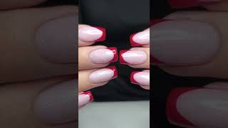 Гельлак,френч,нігтики #nails#видеоролик#ногти#френч#френчманикюр#красота#красныйманикюр#подписчики