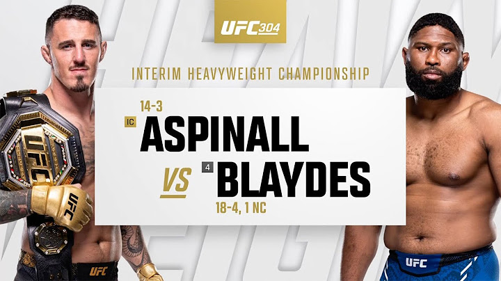 UFC 304: Tom Aspinall vs Curtis Blaydes Highlights