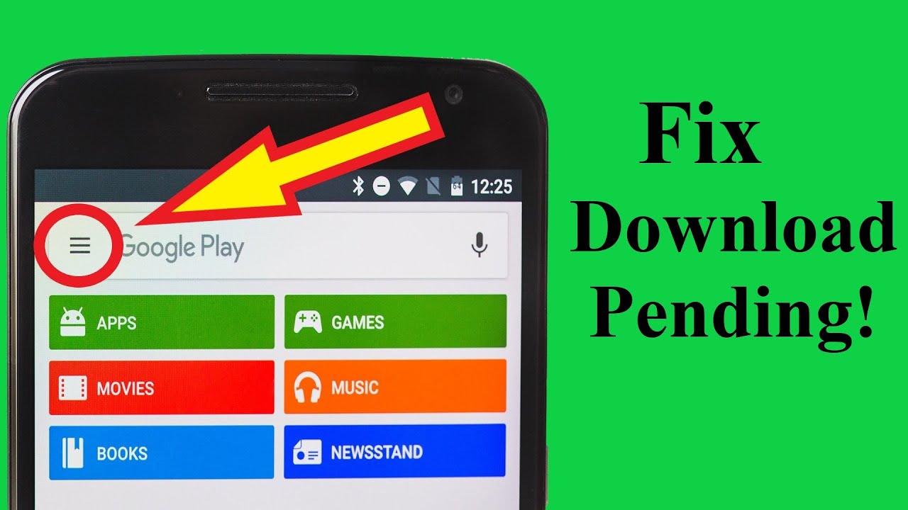 I want to install apps from Play store but it is showing only pending  pending please help me - Google Play Community