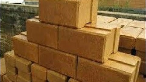 Making Interlocking bricks using murram and cement