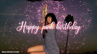 Nicki Minaj - Pink Birthday (Lyrics video)