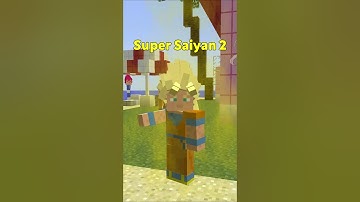 How to go Super Saiyan in Minecraft Dragon Ball Z - Dragon Block C