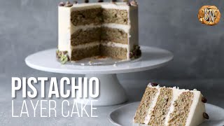 Bronte Pistachio Cake with Mascarpone Frosting | Layer Cakes