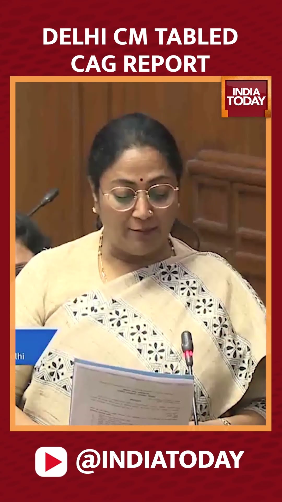 Delhi CM Rekha Gupta Tables CAG Report In Delhi Assembly #rekhagupta #cagreport #liquorscamcase