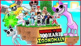 100 HARI DI SURVIVAL HARDCORE ZOONOMALY MINECRAFT FULL EPISODE ! RAJA ZOOKEEPER BANGKIT