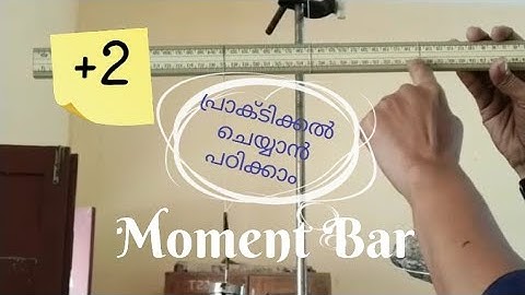 +2 physics practical / Experiment #1/ Moment bar/ calculation of readings
