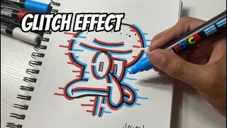 How To Draw The Glitch Effect Like a Pro! Easy Tutorial
