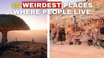 15 WEIRDEST PLACES where people live #weirdest #weirdestplaces #places