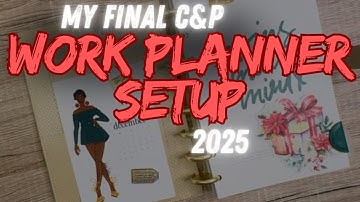 Closing Out the Year: My Final Work Planner Setup