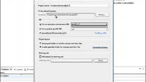 Criando um Projeto novo no Eclipse - Java