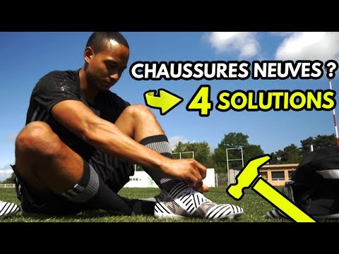 Comment "casser" ses chaussures de foot neuves pour les rendre plus souples ?