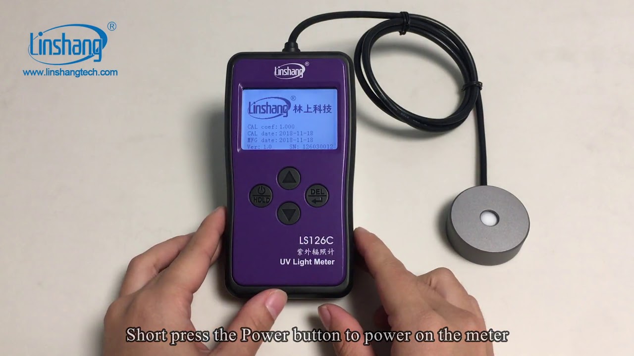 LS126C UV Light Meter YouTube