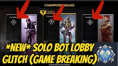Apex Legends! NEW Solo BOT LOBBY GLITCH! (Season 13) FULL TUTORIAL